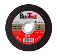 ใบตัดเหล็ก 4 นิ้ว GIANTTECH รุ่น A36SBF30 ขนาด 100 x 2.0 x 16 มม.