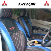 ชุดหุ้มเบาะ triton ลาย5D (คู่หน้า) TRITON 2003-2011 หุ้มเบาะ triton เบาะหนัง triton ตัดตรงรุ่น แบบสวมทับ เบาะtriton เบาะไทรทัน เบาะไททัน ชุดหุ้มเบาะรถ mitsubishi triton ไทรทัน Triton