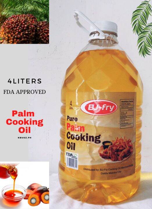BJFry Palm Oil 4 Liters Cooking Oil Lazada PH