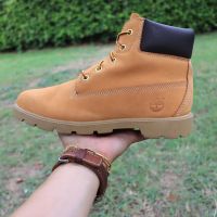 ส่งฟรี 6.5US 24.5CM Unisex Timberland Mens 6 Inch Premium Boot Boots Pre-owned Authentic