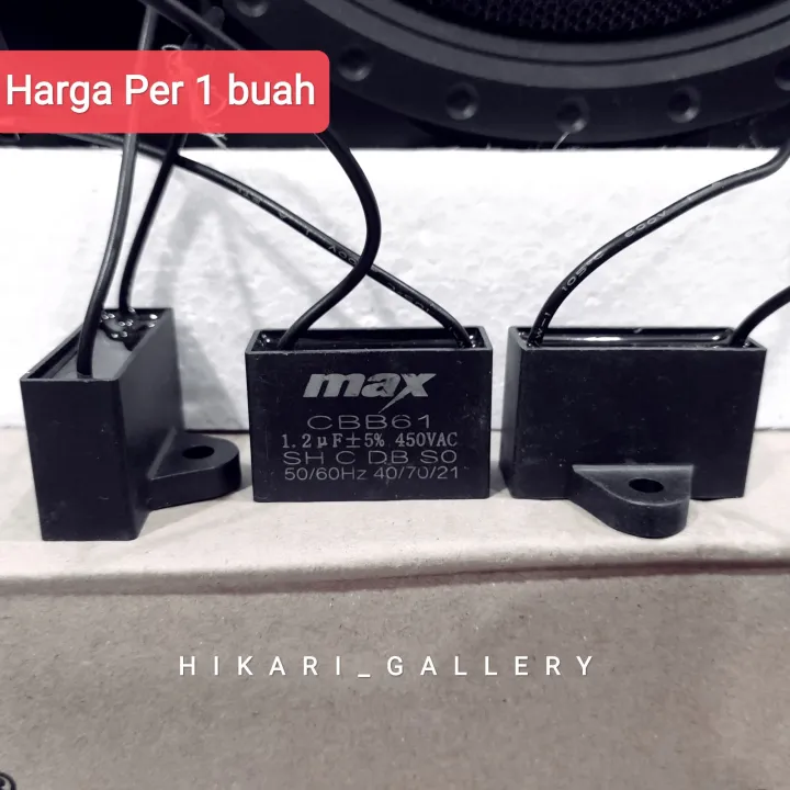 KAPASITOR KIPAS ANGIN 1.2uf Toleransi + 5 / Capacitor 1.2 mikrofarad