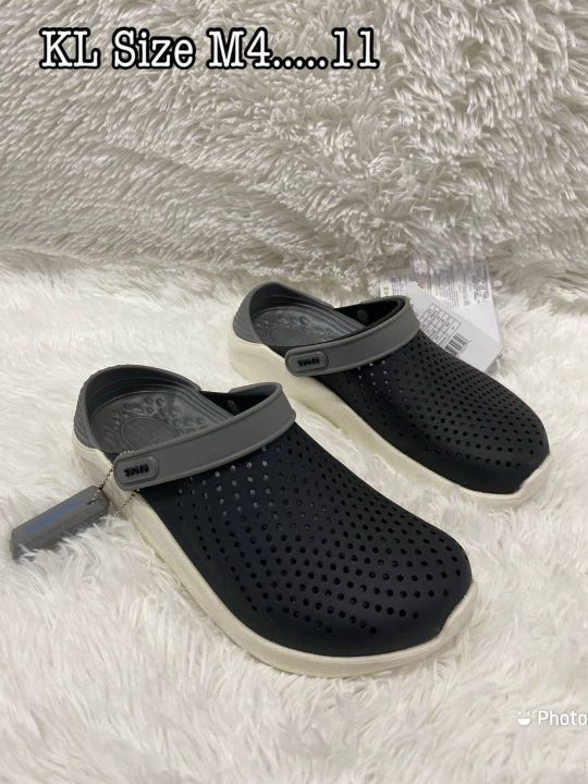 รองเท้าcrocs-แบบสวมพื้น-นิ่มใส่สบายเพื่อสุขภาพเท้ารูปจริงของจริงขายอยู่ในลานตรงปกงานเกรดเอมีเบอร์-36-ถึง-45-สินค้ามีพร้อมส่ง