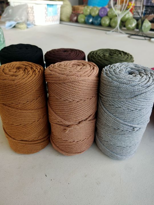 macrame-cotton-cord4mm100m-เชือกคอตตอนทอ4มิล100ม