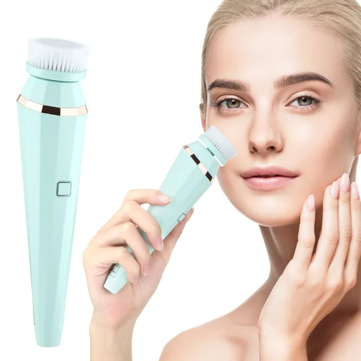 4 In 1 Electric Facial Cleansing Brush Multifunctional Waterproof Face