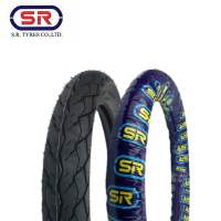 ยางนอก SR 80/90-17 ลาย เวฟ125i ปลาวาฬ