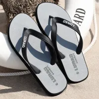 Slippers Men รองเท้าแตะหูหนีบ yuwenle รองเท้าแตะหูหนีบกันลื่นใส่ด้านนอกสำหรับผู้ชายรองเท้าชายหาดสไตล์เกาหลีแฟชั่นสำหรับฤดูร้อน