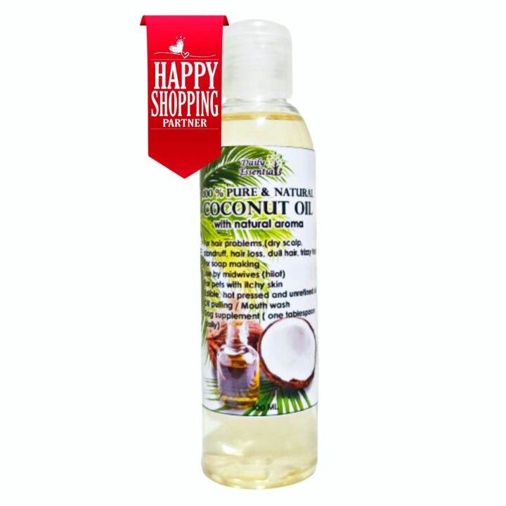 Coconut Oil 100 ml Pure and Natural Lazada PH