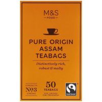 M&amp;S pure origin assam tea bags 50 teabags