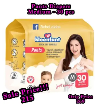 Kleenfant Diaper Pull Up Pants XL (30 pcs) Pack of 2