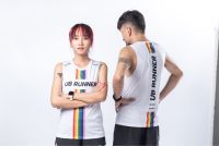 เสื้อวิ่งแขนกุด UB Runner Rainbow Edition