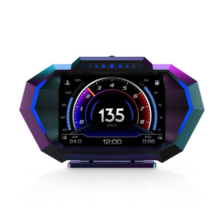 P24 Car Head Up Display OBD2 GPS HUD Inclinometer Accelerometer P24 car head up display obd2 gps hud inclinometer accelerometer