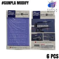 EBASENET Funnel Effect สำหรับ Nu Gundam ขนาด 1/144 จำนวน 6 ชิ้น