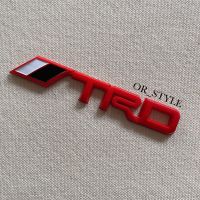 โลโก้ TRD สีแดง ขนาด 15x2.3cm