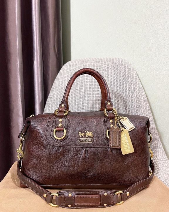 coach-9-10-2-way-handbag-shoulder-bag-หนังแท้ทั้งใบ