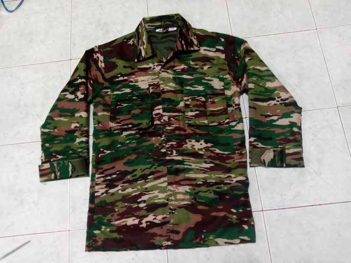 Baju Nkri Dan Pdl Tni Bahan Baloteli Seragam Pdl Tni Loreng Baju