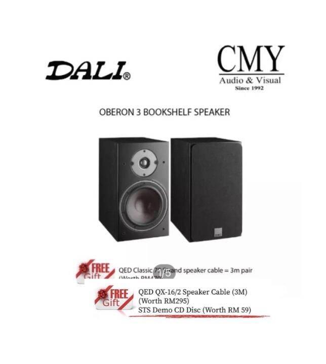 Dali Oberon 3 Bookshelf Speaker Lazada