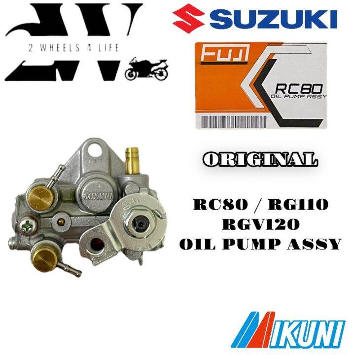 SUZUKI MIKUNI RG110 RC80 RGV120 RG SPORT 2T OIL PUMP ASSY 100 ORIGINAL