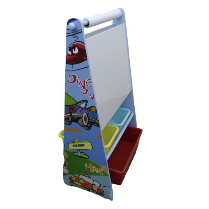 45.3" X 23" Kids Art Table With Magnetic Convertible Double-Sided