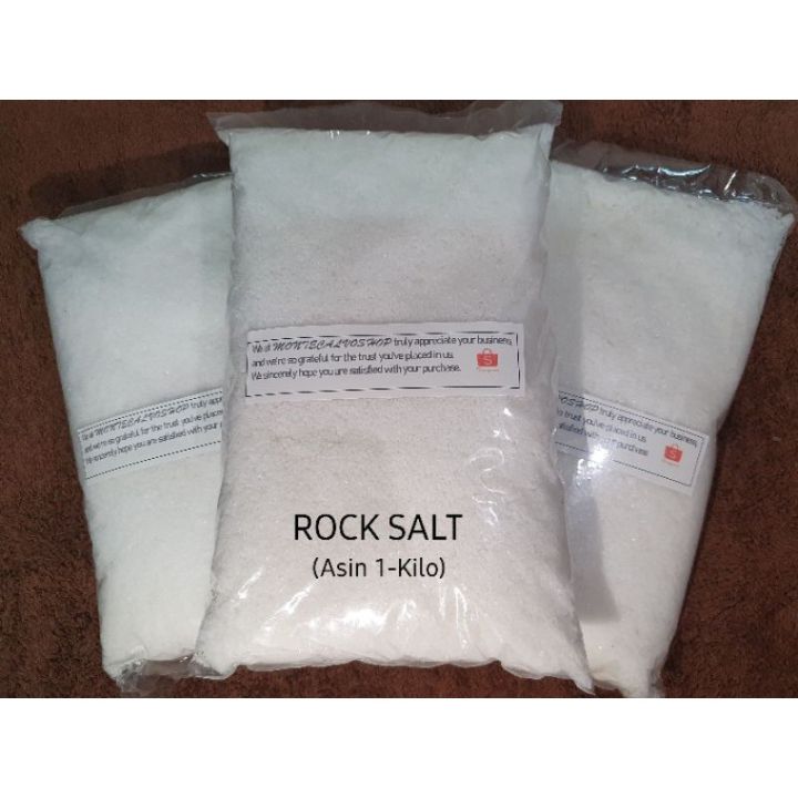 ASIN rock salt sea salt 1-kg | Lazada PH