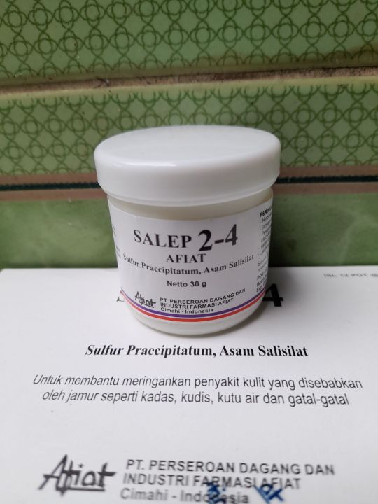 Salep Berbagai Masalah Kulit Salep Sulfur 2 4 Afiat Isi 30 Gram Lazada Indonesia 3143