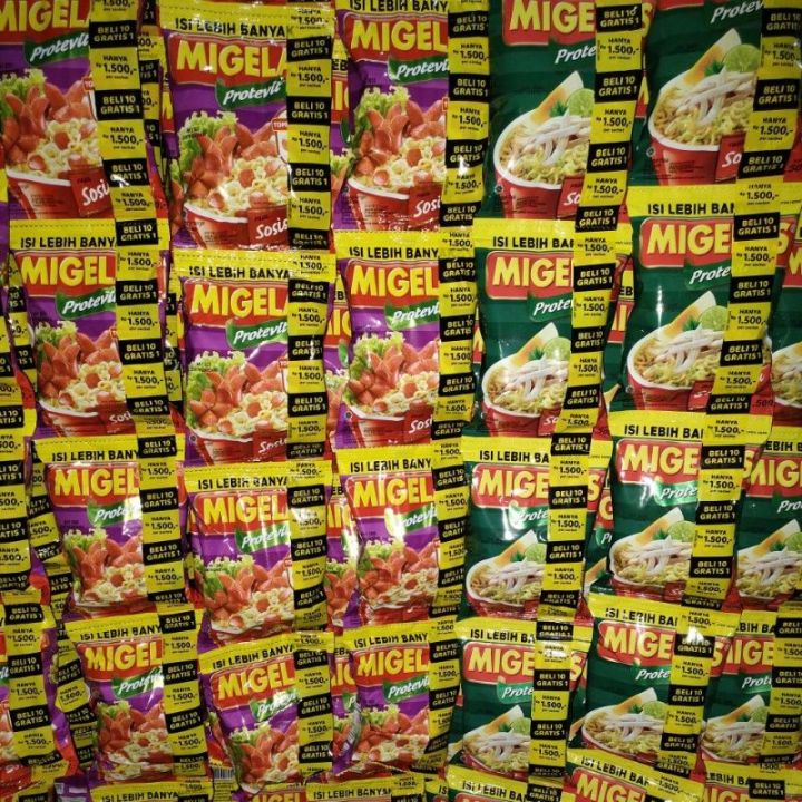 Mie Gelas Renceng Isi 10bks X 28g Migelas Renceng Isi 10 X 28 Gram