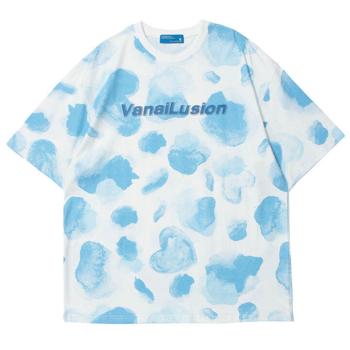 Milk Silk Official Figure Korean Style TieDye Hong Kong Style Short