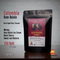 เมล็ด​กาแฟคั่วอ่อน Colombia​ Rum​ Raisin 100 g.​ Single​ Origin​ Gencoffeeroaster​