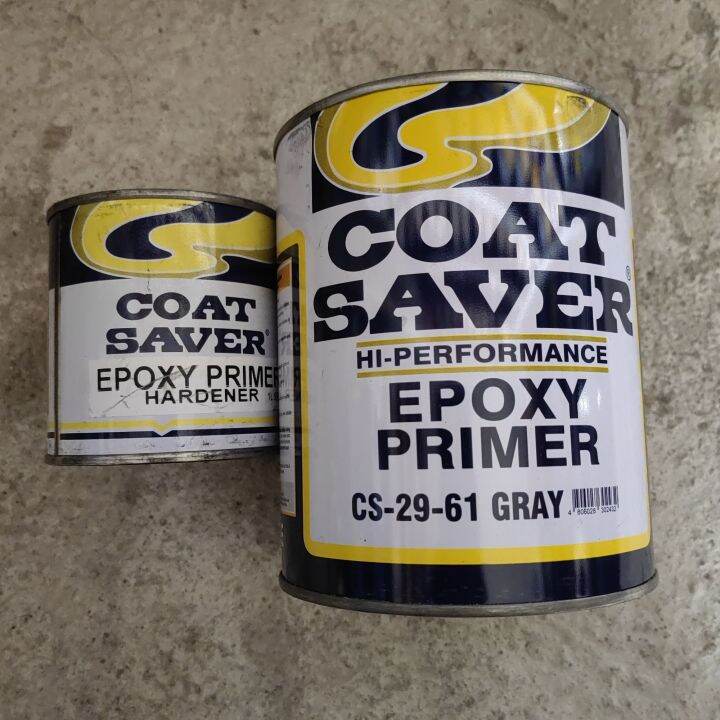 1 Liter sets Coat Saver EPOXY PRIMER Grey with Hardener Paint CS2961