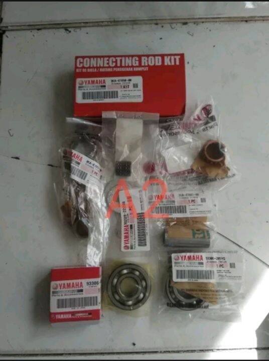 Conecting Rod Stang Rot Rud Rut Seher Piston Tiang Sokar Set Bearing Rxk Rxking Rx King Ka Asli