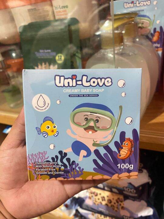 Unilove Creamy Baby bath soap (100g) Lazada PH