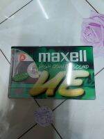 เทปคาทเซท ยี่ห้อMAXELL สีเขียว อัดยาวได้ 60นาที เทปเปล่า จำนวน 1ตลับ ราคา 99 บาท