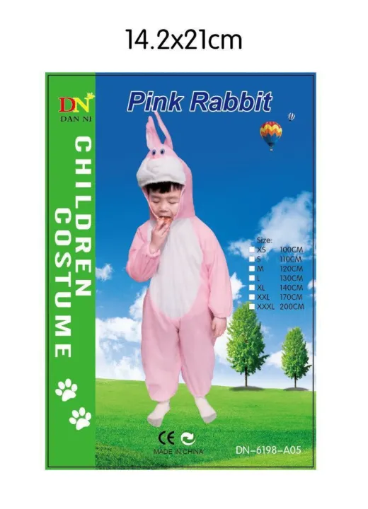 pink rabbit animal costume for kids,38yrs Lazada PH