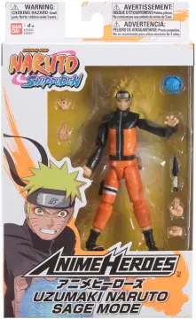 Boneco Bandai Naruto Uzumaki Anime Heroes Naruto Shippuden - Barra Rey