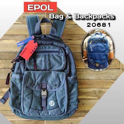 EPOL BAG รุ่นEP-20681 (ใบกลาง) กระเป๋าเป้ กระเป๋าสะพายหลัง