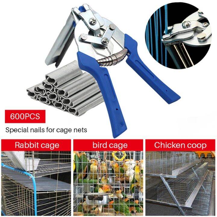 Installation of Cage Clamp Fastening Clamp for Poultry Cage Clamp 600