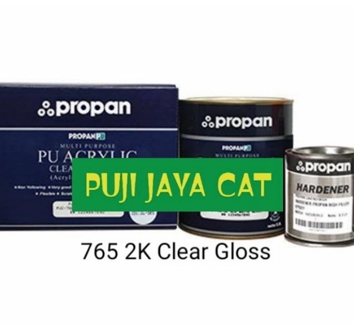 Propan Pu Acrylic Top Coat Pul 765 2k Clear Gloss 1liter Set Lazada Indonesia 7511