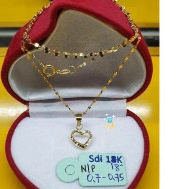 PAWNABLE 18k SAUDI GOLD NECKLACE W Pendant Lazada PH