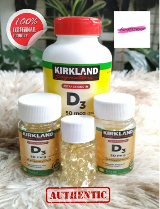 Kirkland Vitamin D3 50 mcg 2000 IU Multivitamin Vitamin D Antioxidant