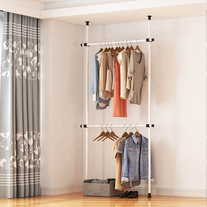 New 2023 DIY Combination Wardrobe Clothes Rack Metal Garment Racks