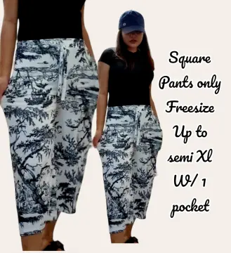 Buy White Square Pants Women Plus Size online