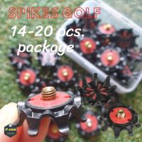 ปุ่มรองเท้ากอล์ฟ 14 pcs. Spikes golf shoe metal thread insert system.