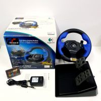 Logicool GT Force  +Ps2 Gran turismo3 ?? ? Driving wheel Boxed (Japan??) 95%