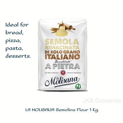 La Molisana, Double Milled Durum Wheat Semolina Flour 1kg.