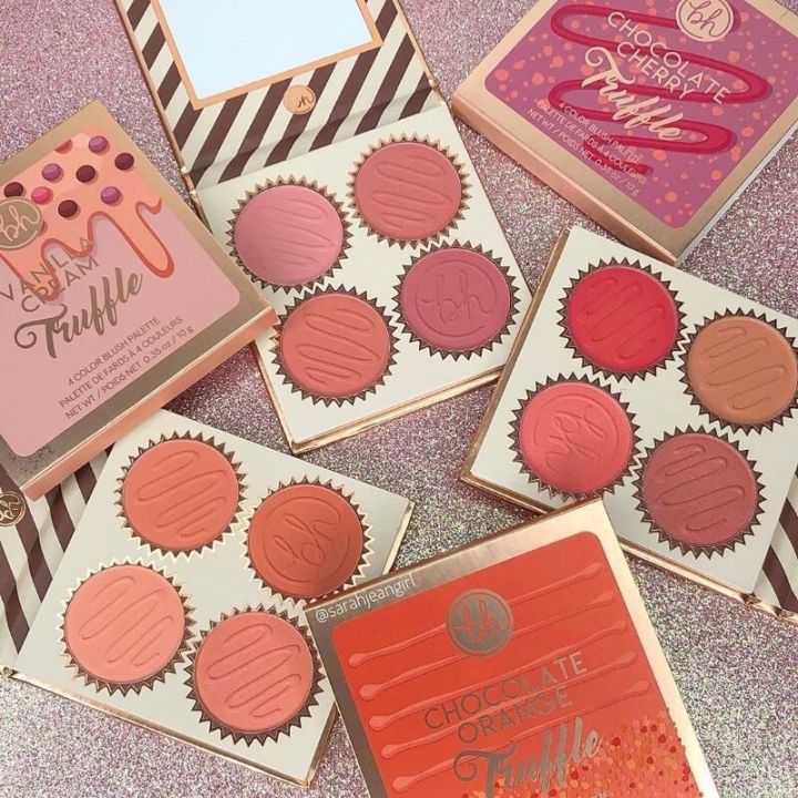 Bảng Phấn Má Hồng 4 ô Bh Cosmetics Truffle Blush Palette Bhcosmetics