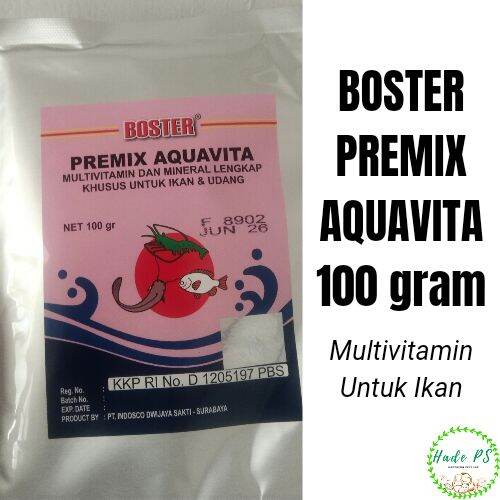 Boster Premix Aquavita Multivitamin Ikan Gram Lazada Indonesia