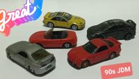 รถเหล็กโมเดลมือสอง TOMICA jdm 90s หายาก