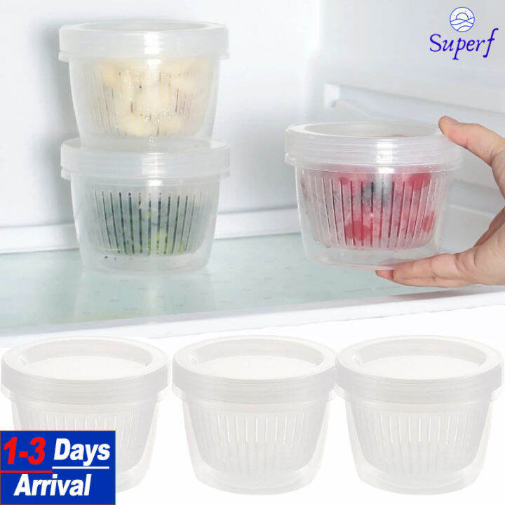 🔥From Manila🔥 Ginger Onion Freshkeeping Storage Box Multifunction
