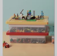 Lego storage box กล่อง เลโก้ Lego bricks box กล่องเก็บเลโก้ กล่องเก็บของเล่น กล่องแยกช่อง Lego storage divider box