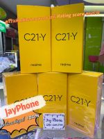 Realme C21y 3/32 สีดำ เครื่องใหม่มือ 1 แท้ศูนย์ไทย เคลียร์สต็อค ประกันประกันร้าน3