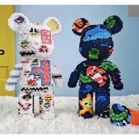 ตัวต่อ หมี แบร์บริค Bearbrick บลอค เฟือง DUZ ขนาด 48 Cm ต่อง่ายงานสวย